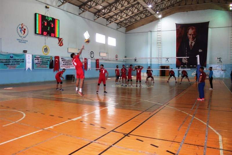Kyk Voleybol- Basketbol Grup Eleme Maçları Ağrı’da Yapıldı