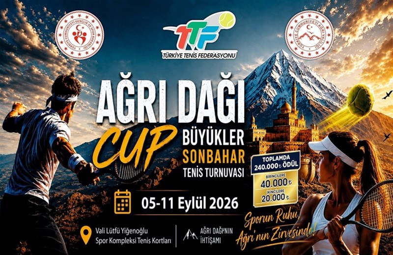 Ağrı'da Tenis Heyecanı Başlıyor 