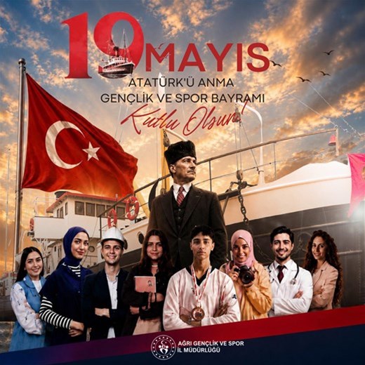 İL MÜDÜRÜMÜZ  AHMET ÇELEBİ’NİN 19 MAYIS ATATÜRK’Ü ANMA, GENÇLİK VE SPOR BAYRAMI KUTLAMA MESAJI