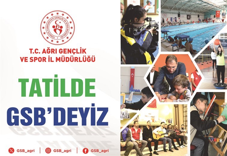 Ağrı GSB’den Gençler İçin Karne Hediyesi