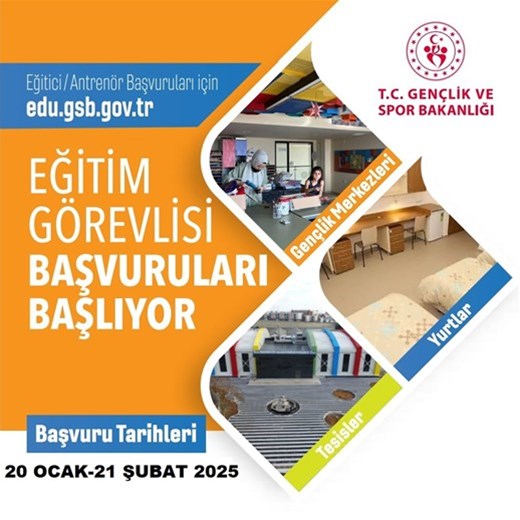 Eğitim Görevlileri Başvuruları Başlıyor