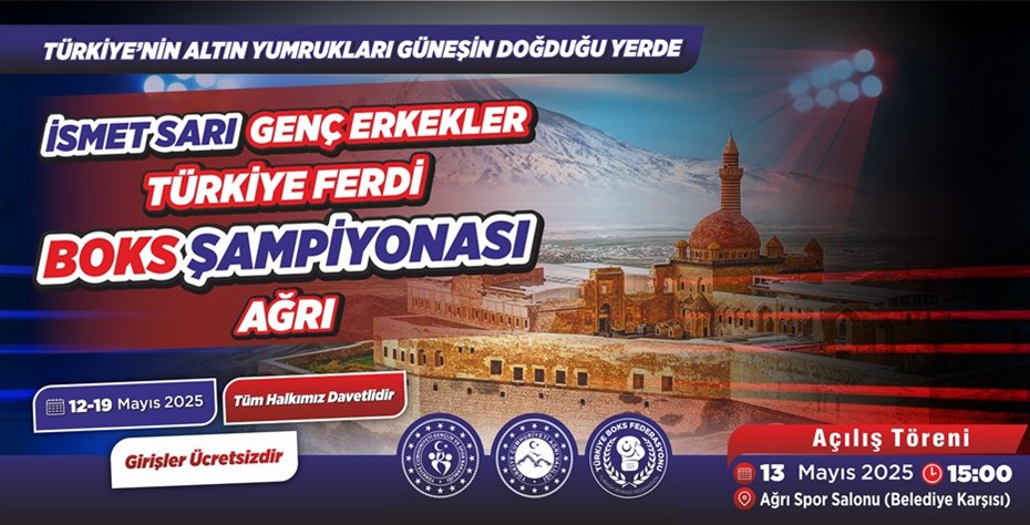 Ağrı, Türkiye Boks Şampiyonası'na Ev Sahipliği Yapacak
